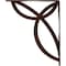 Ekena Millwork Versailles Wrought Iron Bracket, (Single center brace), Antiqued Copper 1 1/2"W x 12"D x 15"H BKTM01X12X15SVEACO - alternate 2
